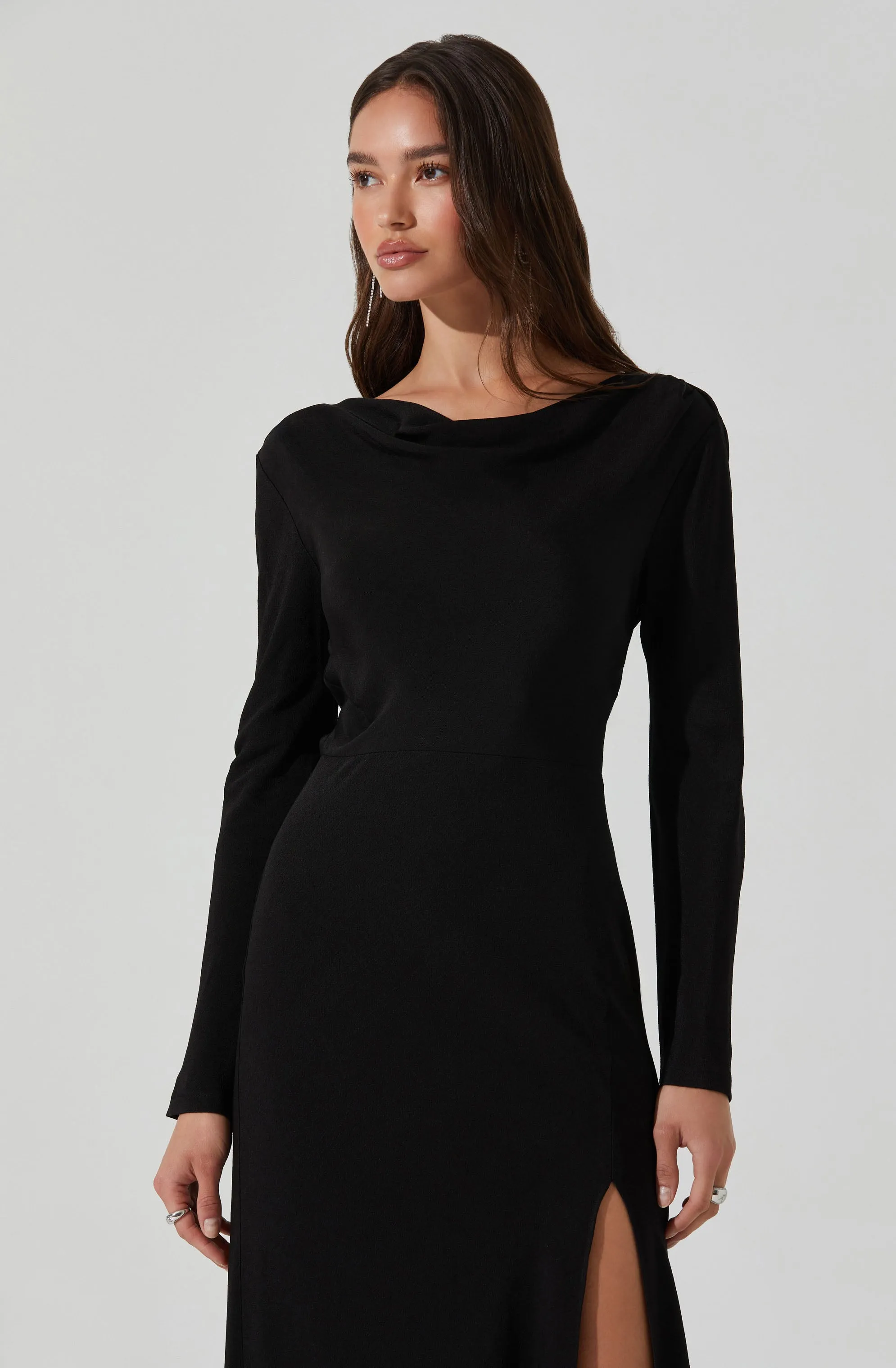 Final Few Decima Cowl Neck Maxi Dress  Going Fast!