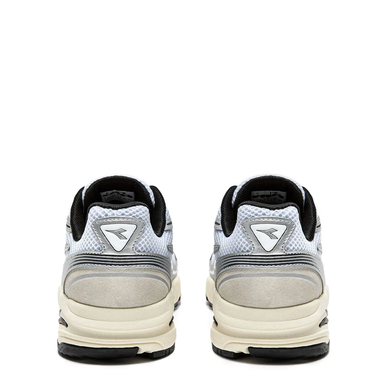 Final Few Diadora Womens SAO-KO 280 Trainer White / Silver  Stylish & Comfortable