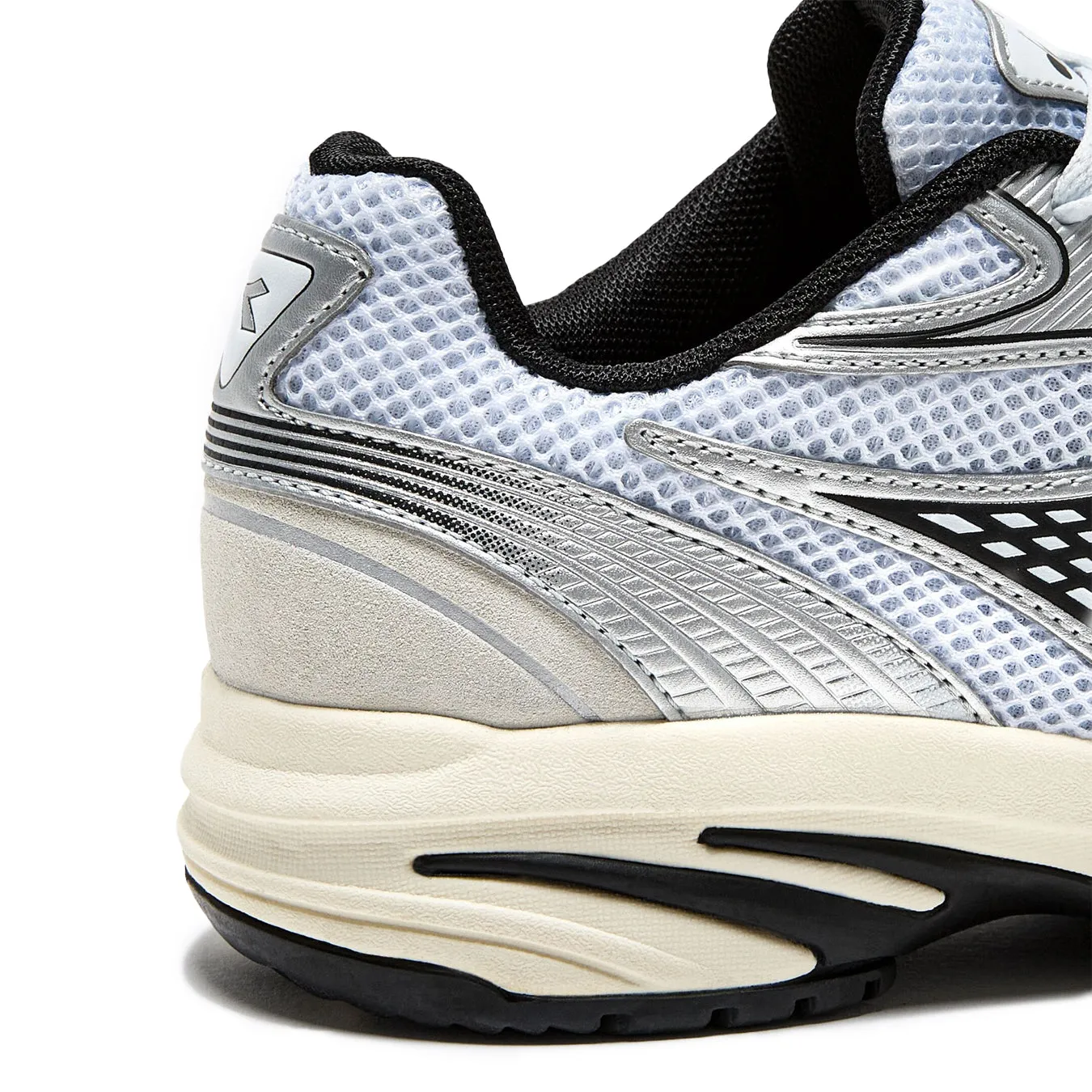 Final Few Diadora Womens SAO-KO 280 Trainer White / Silver  Stylish & Comfortable