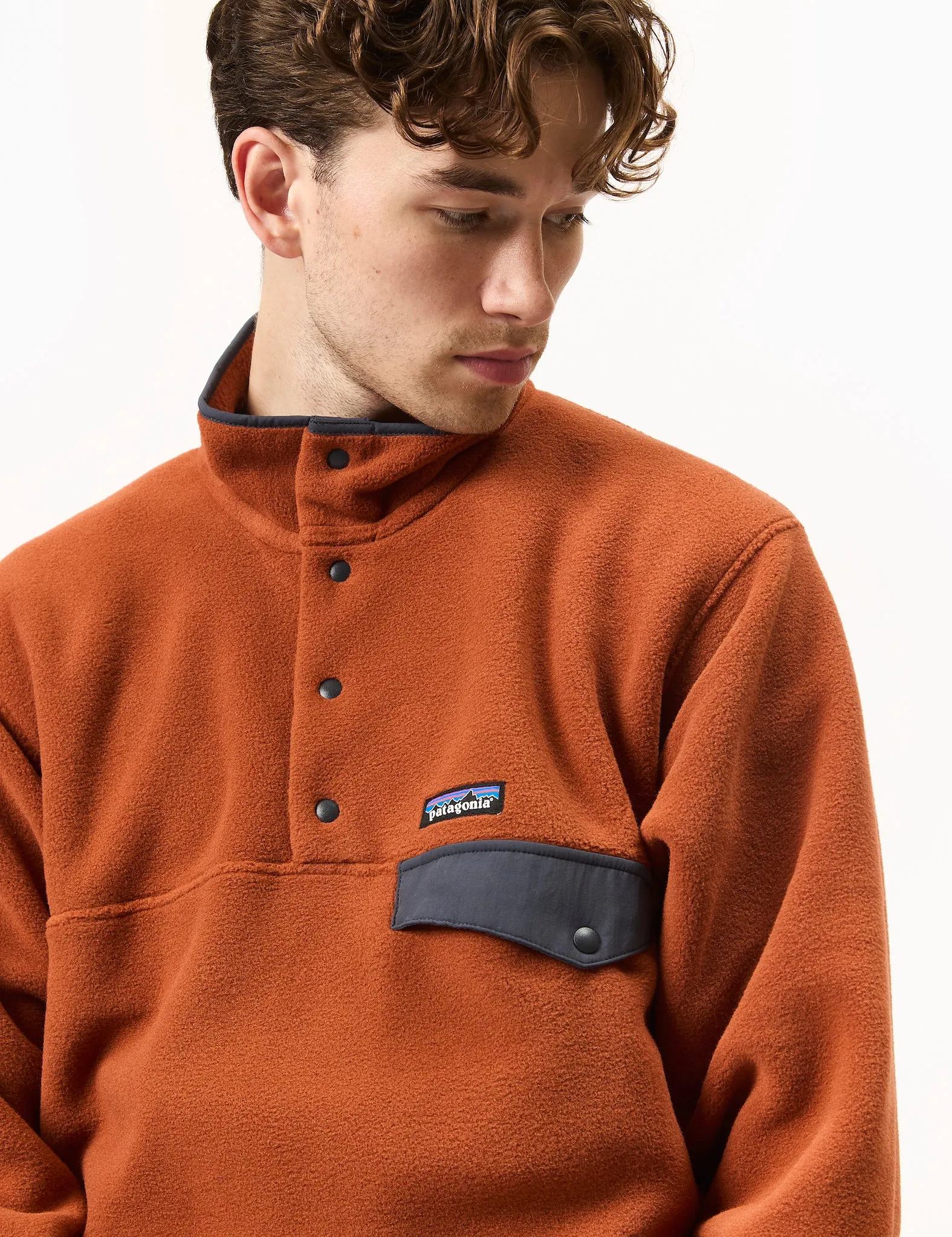 Final Few Patagonia Synch Snap-T Pullover - Burnished Red  Last Few Pieces!