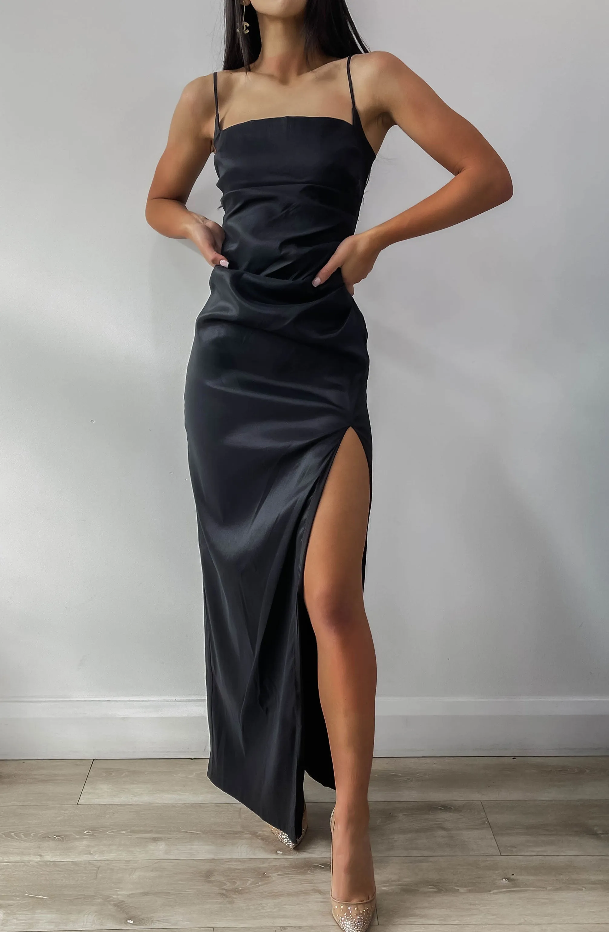 FINAL SALE: Ciara Gown Black by Nookie
