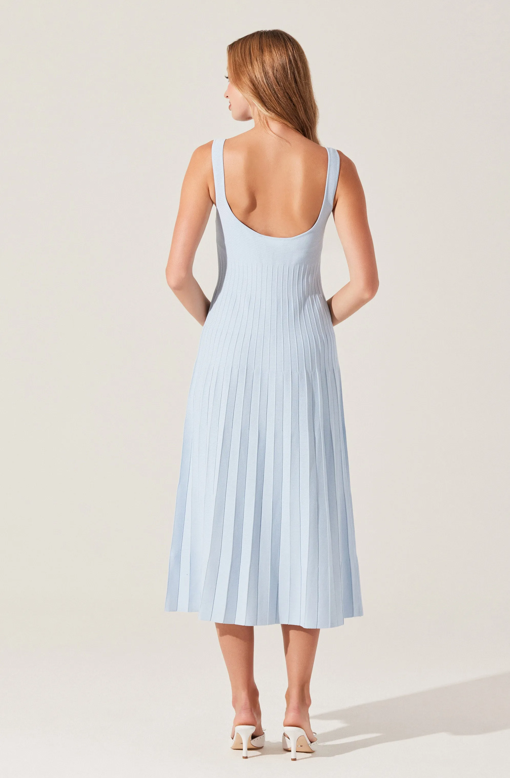 Flash Sale! Aylin Pleated Midi Sweater Dress  Last Chance!