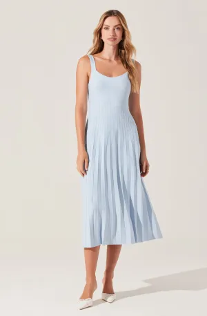 Flash Sale! Aylin Pleated Midi Sweater Dress  Last Chance!