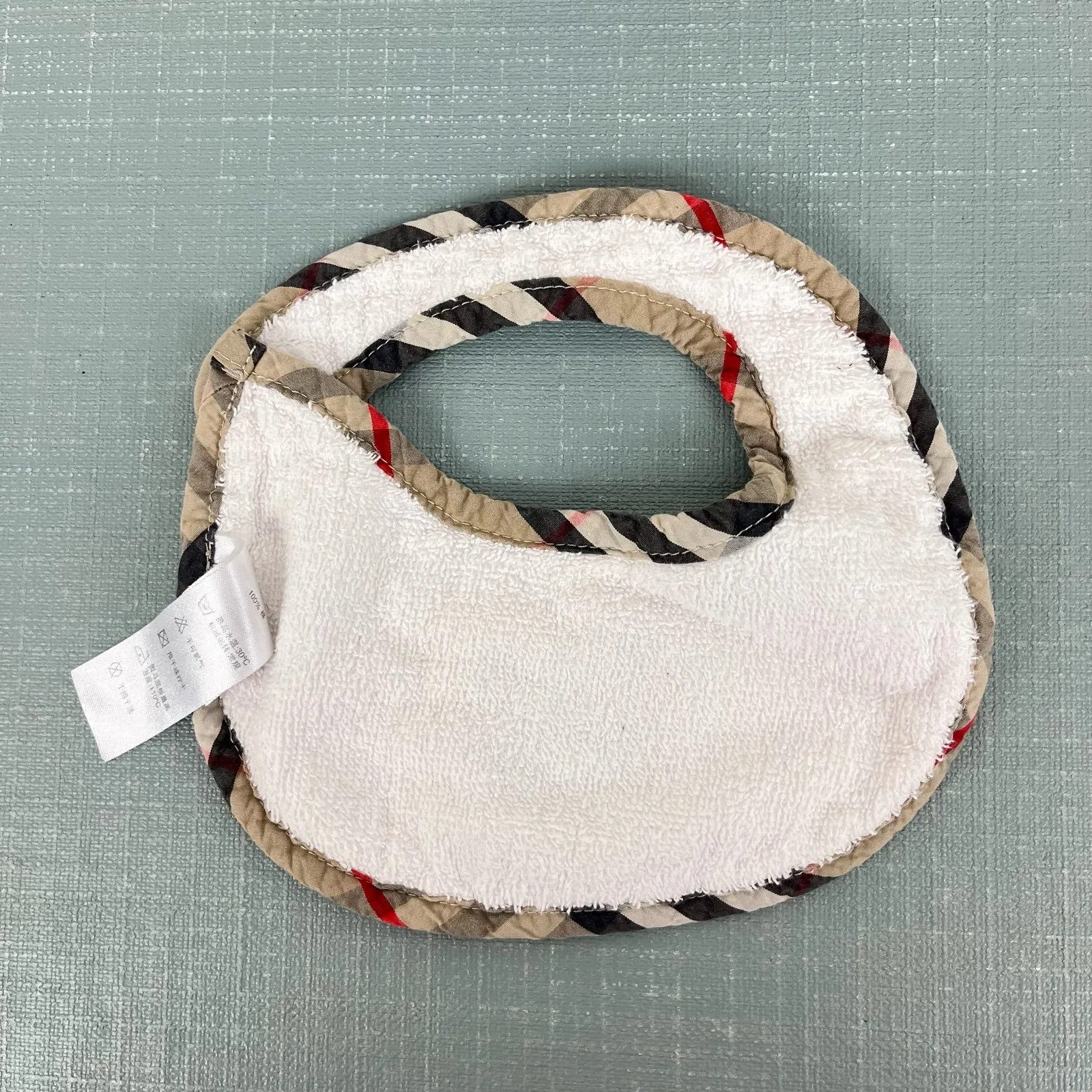 Flash Sale Burberry Baby White Footie & Bib Set 6 Months  Ends Soon!