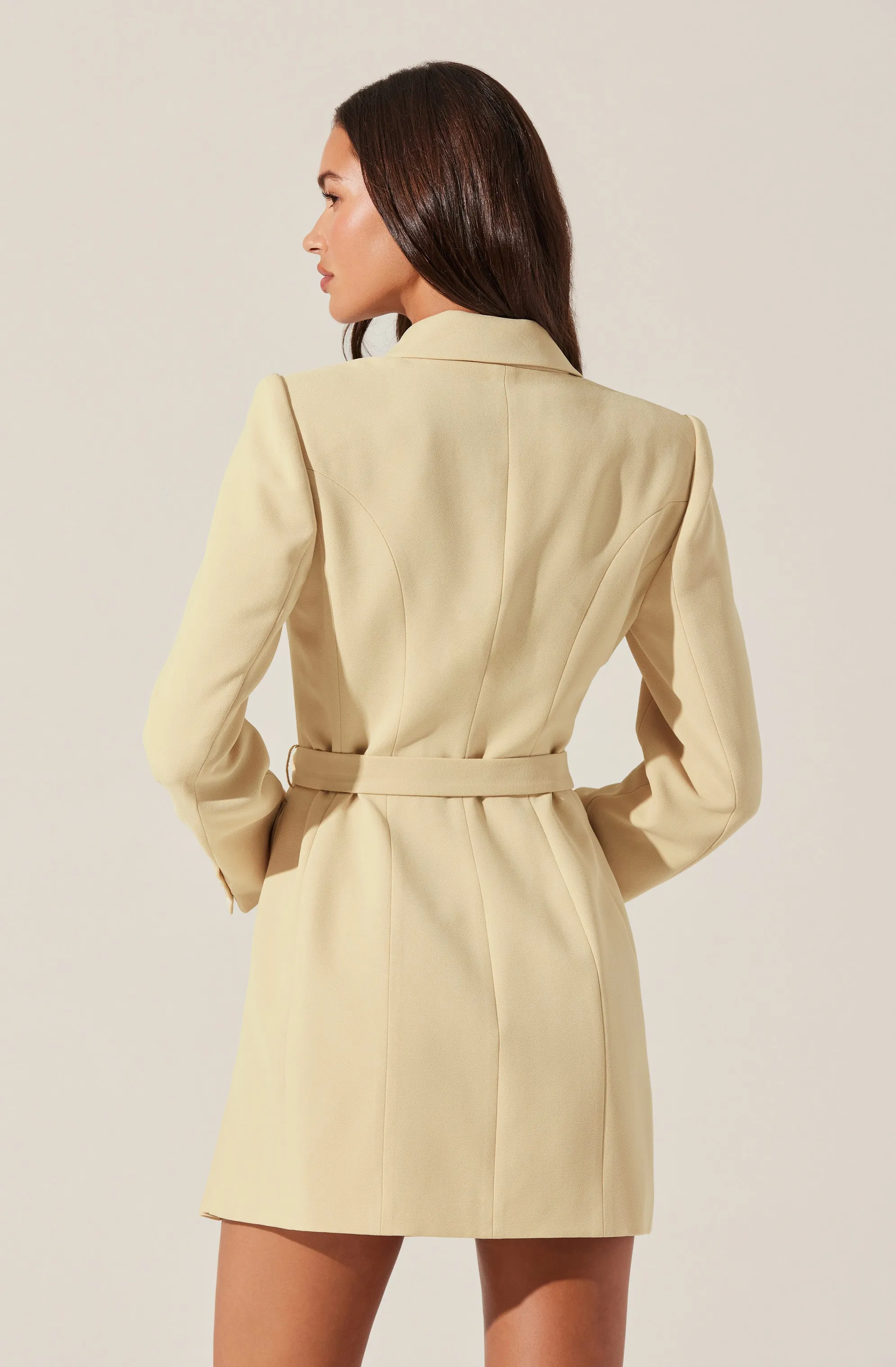 Flash Sale Kesari Pleated Blazer Wrap Dress  Limited Availability!