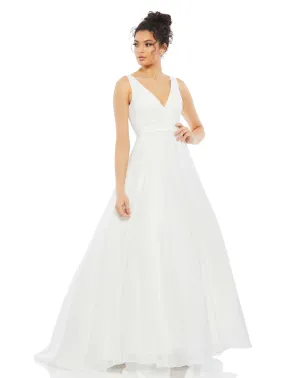 Flash Sale! White Layered Tulle Chiffon Ball Gown  Limited Availability!