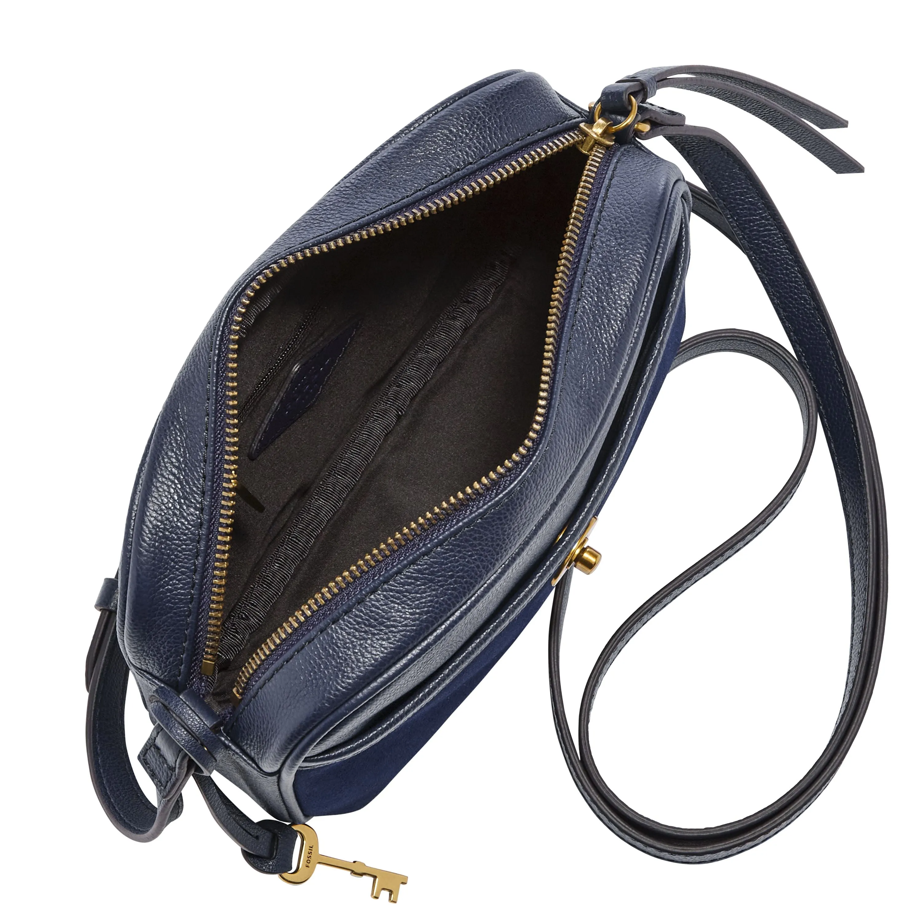 Fossil Women's Brennon Leather Camera Bag