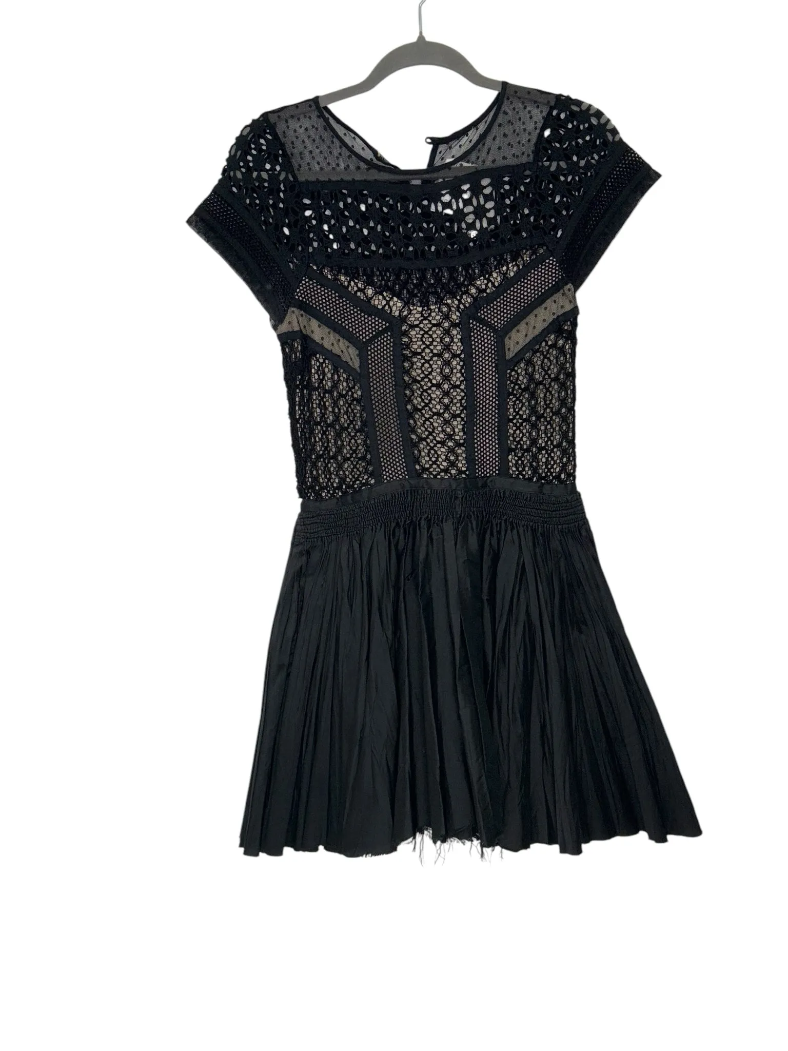 Free People Size 4 Black Pre-Owned Dress- Ladies
