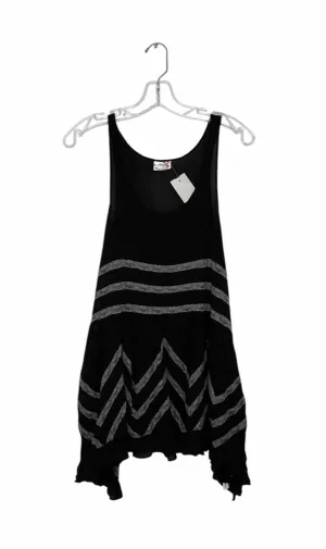 Free People Size X- Small Black Pre-Owned Tank Top- Ladies