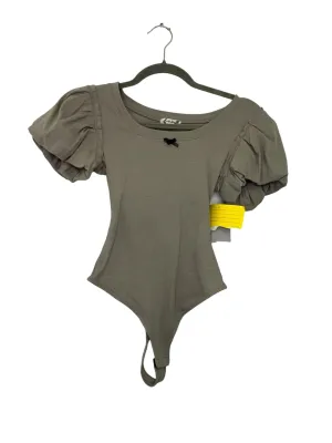 Free People Size X- Small Gry/Grn New w/ Tags Bodysuit- Ladies