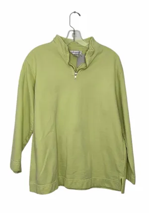 Fresh Produce Size Medium Lime Green Pre-Owned Sweatshirt- Ladies