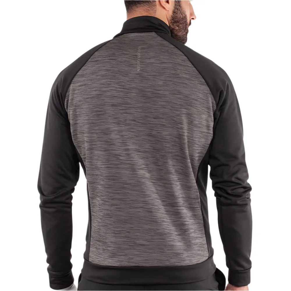 Galvin Green Darwin Full Zip Pullover - Forged Iron/Black