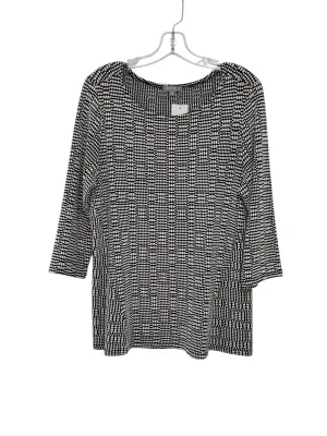 Habitat Size Small Blk/Wht Pre-Owned Top- Ladies