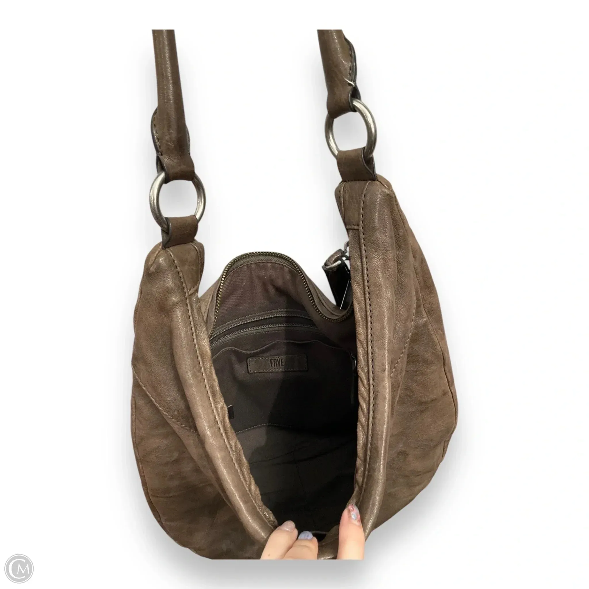 Handbag Designer By Frye, Size: Medium