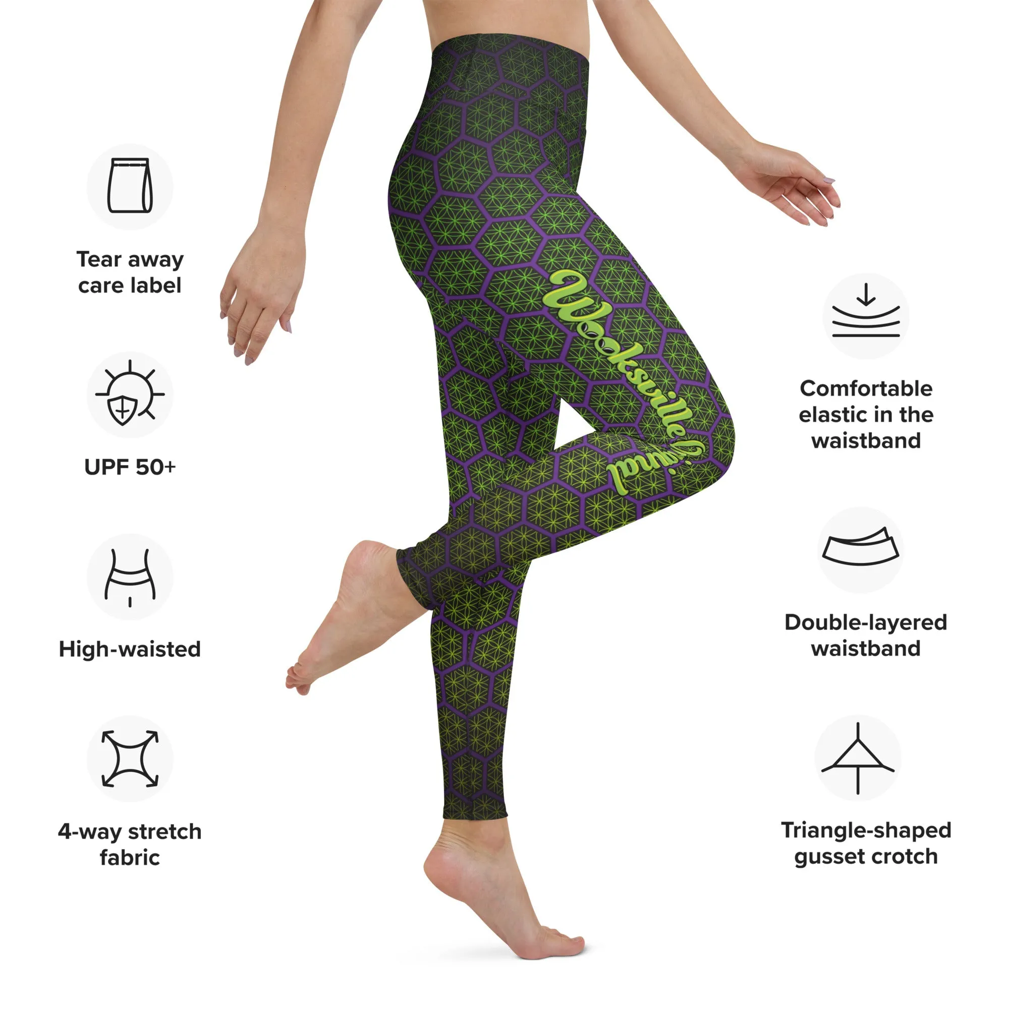 HexaFlower Yoga Leggings