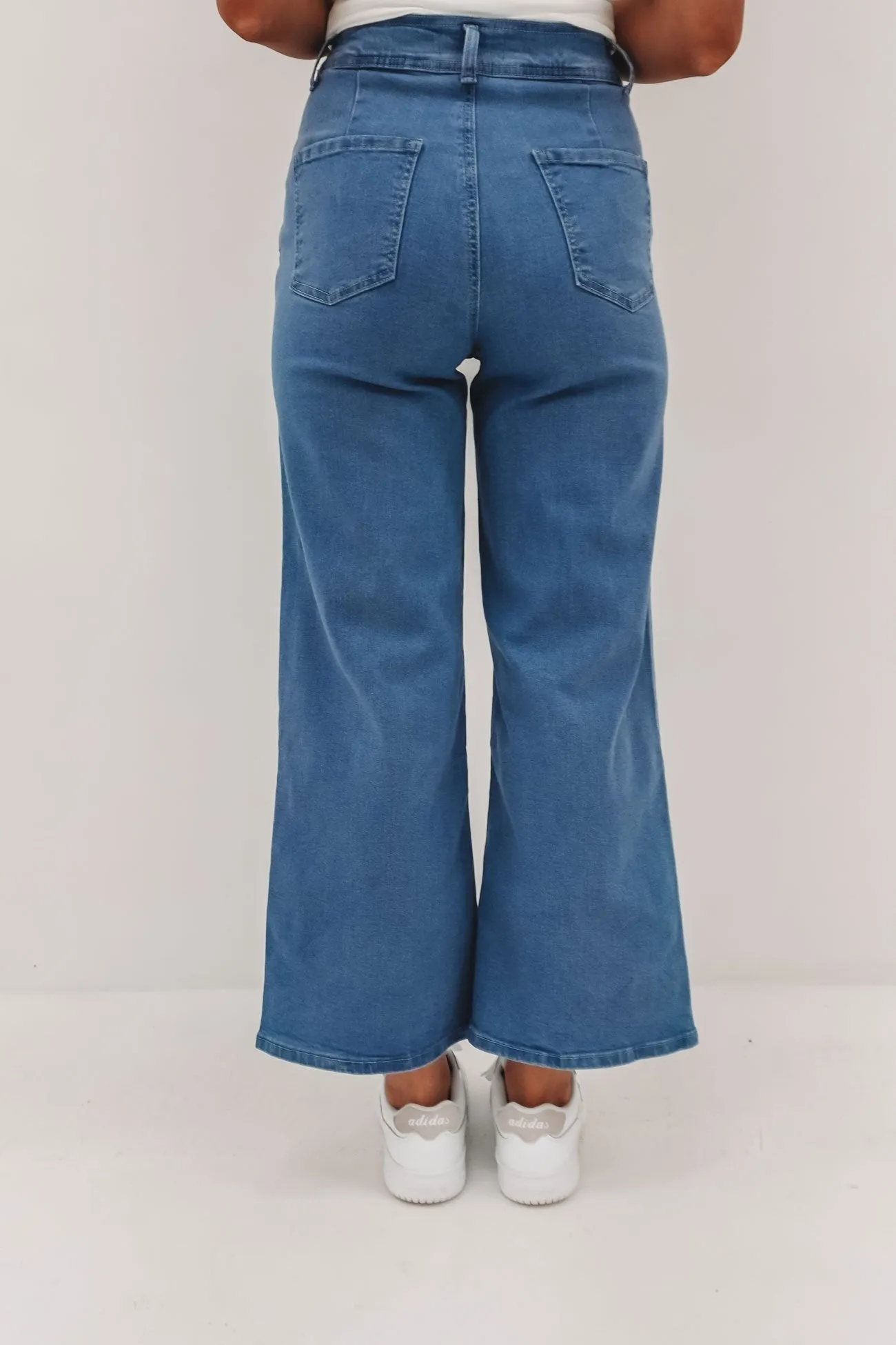 Hilary Pant Denim Mid Wash