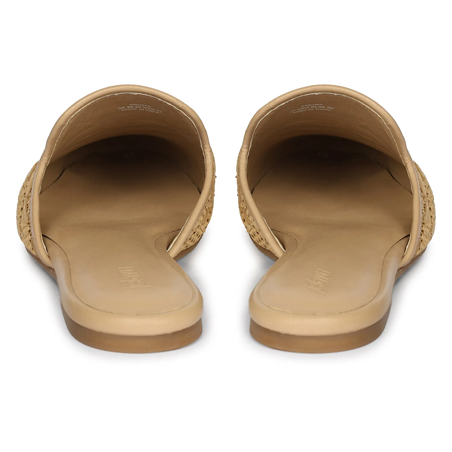 Hot Deal Andrea - Beige Mules  Limited Release!