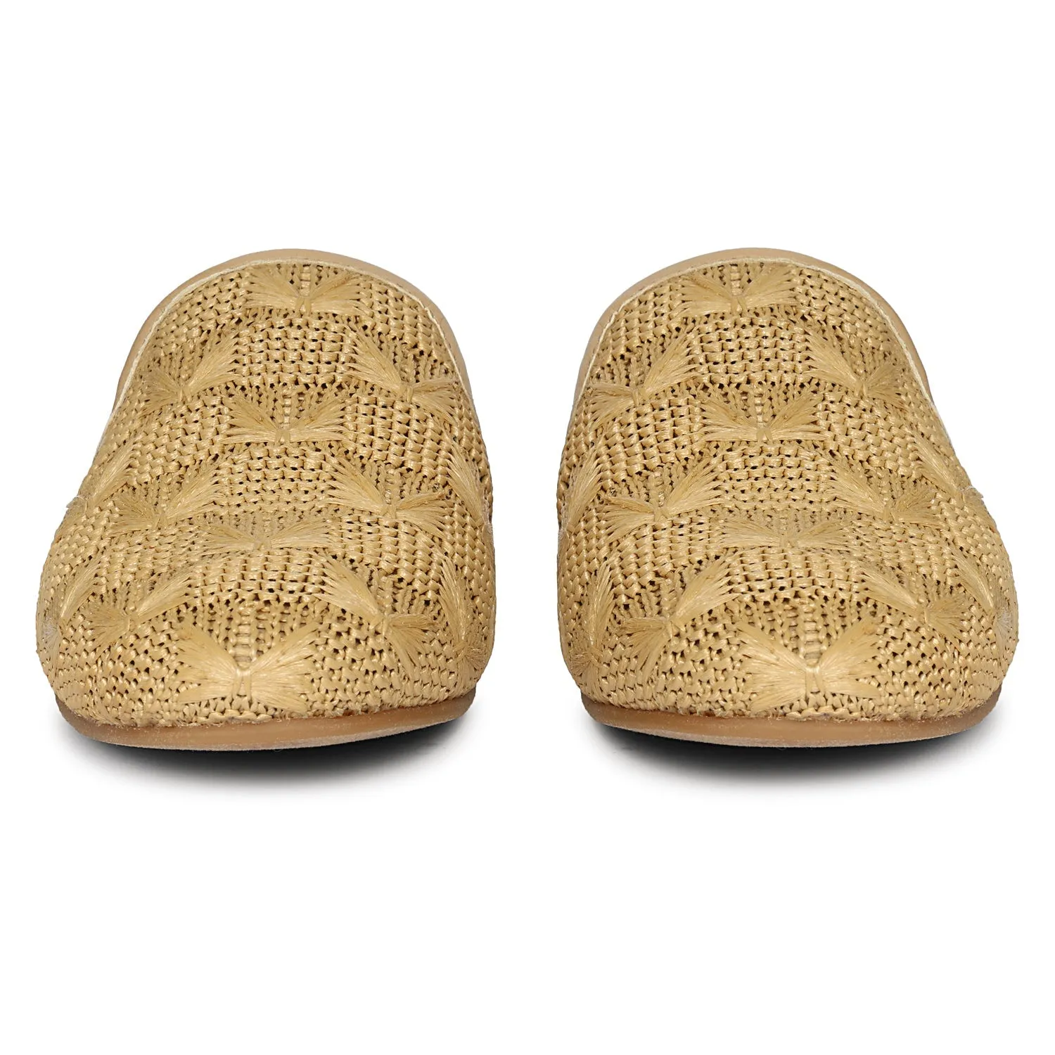 Hot Deal Andrea - Beige Mules  Limited Release!