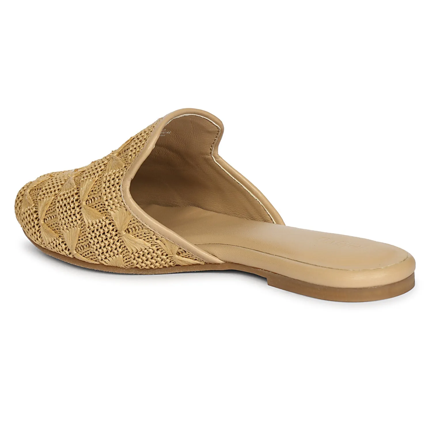 Hot Deal Andrea - Beige Mules  Limited Release!