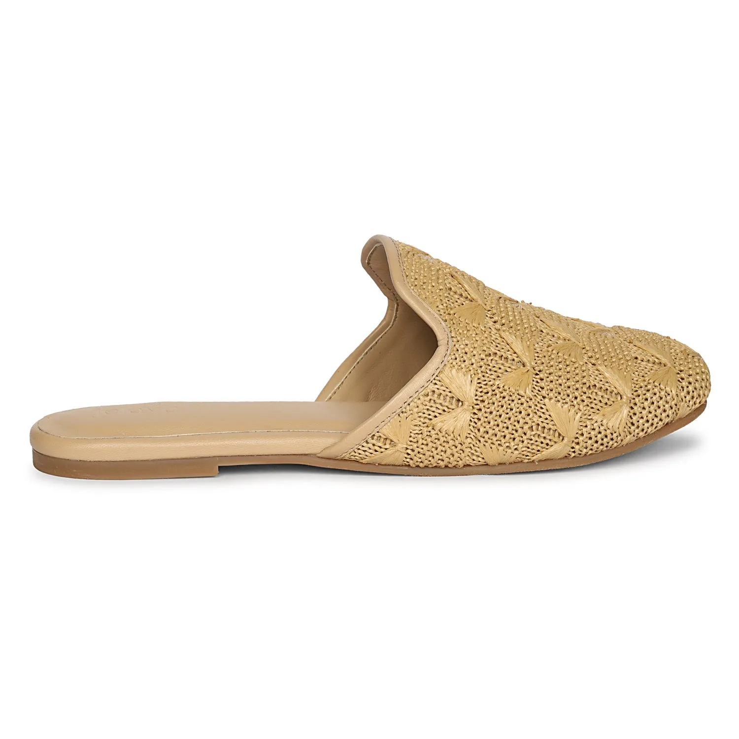Hot Deal Andrea - Beige Mules  Limited Release!