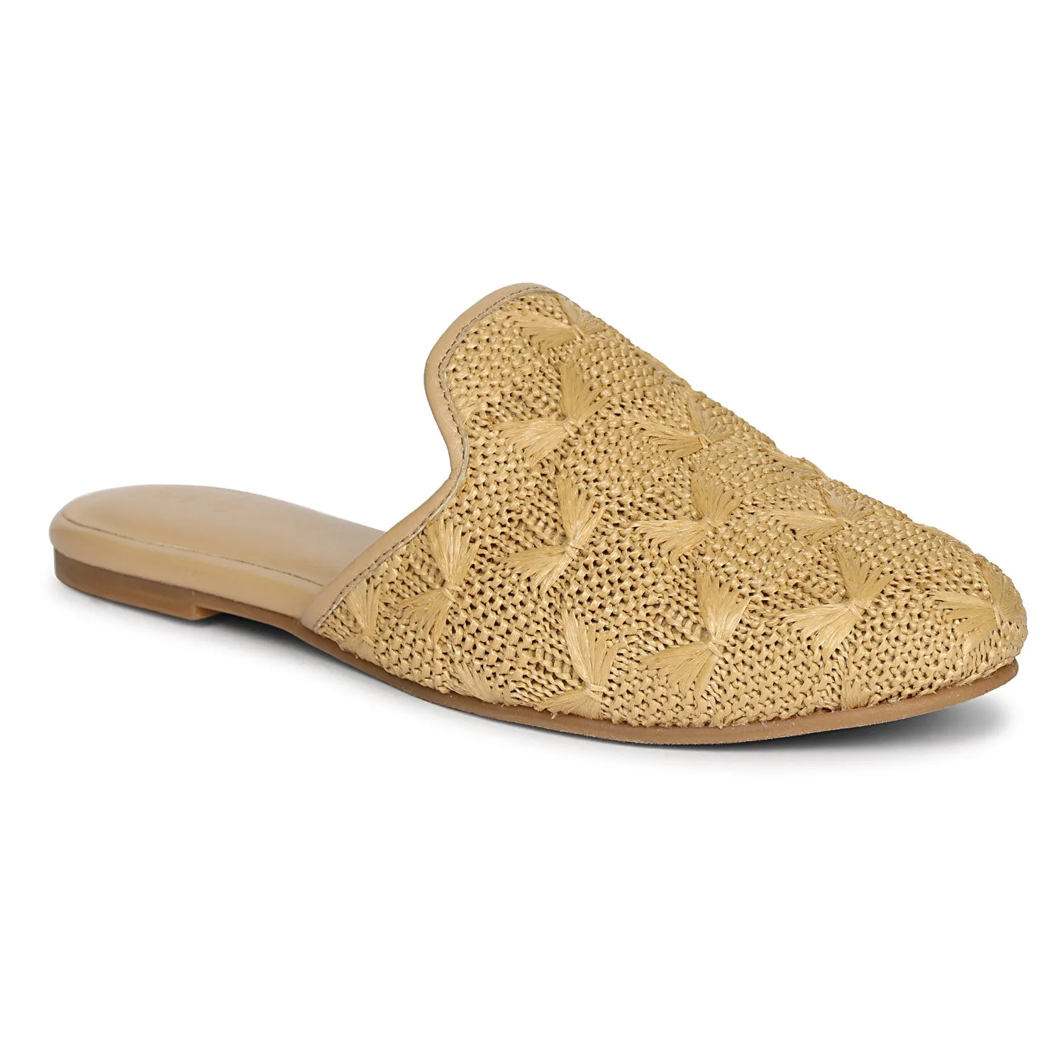 Hot Deal Andrea - Beige Mules  Limited Release!