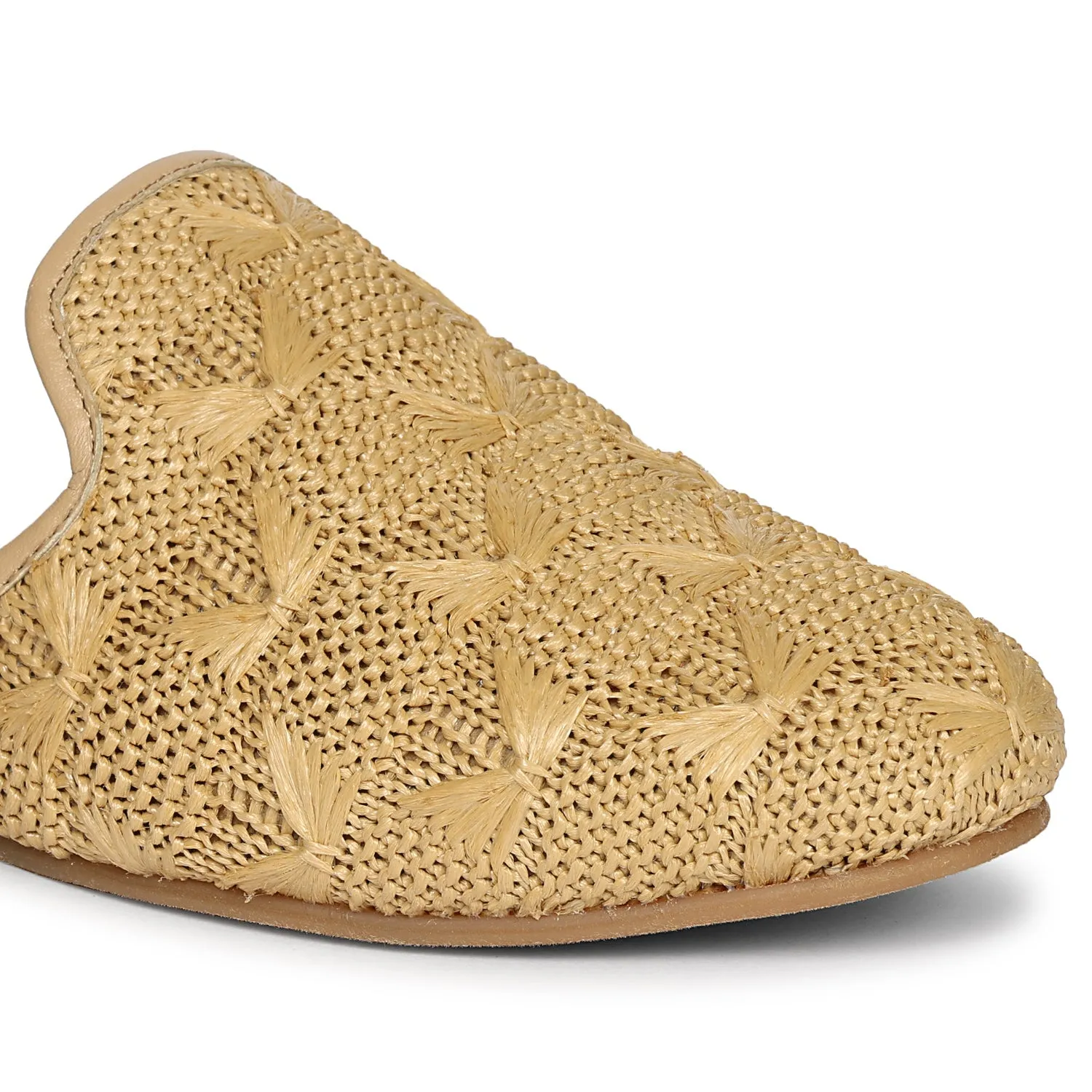 Hot Deal Andrea - Beige Mules  Limited Release!