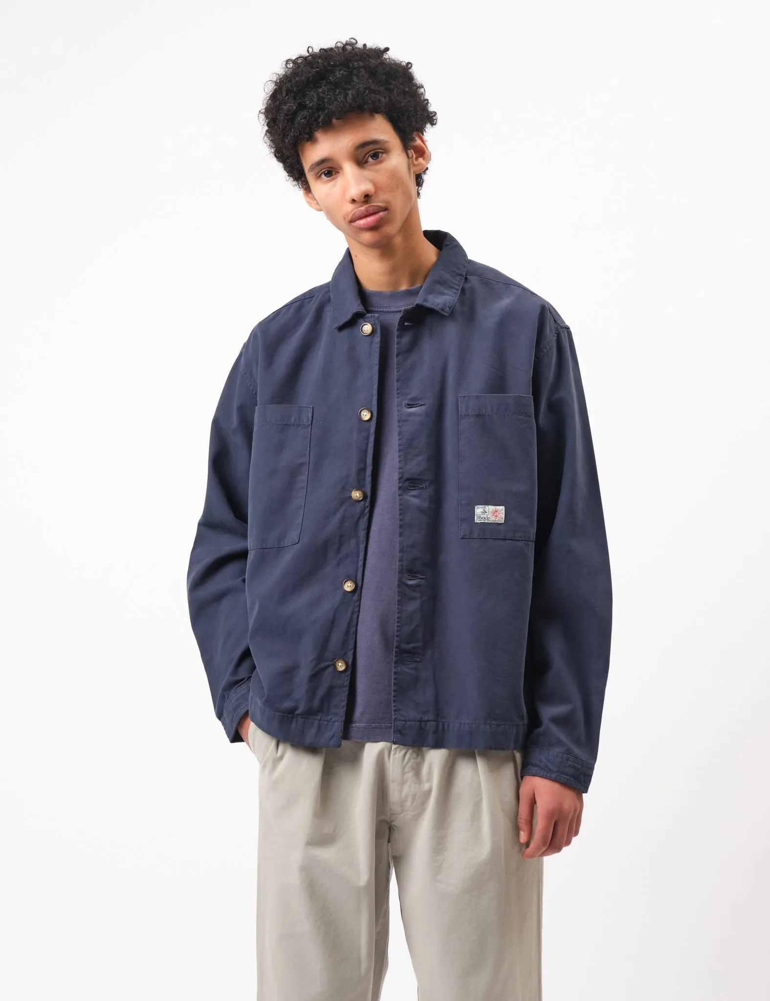 Hot Deal Bhode Hunting Overshirt Twill - Night Sky Blue  Limited Availability!