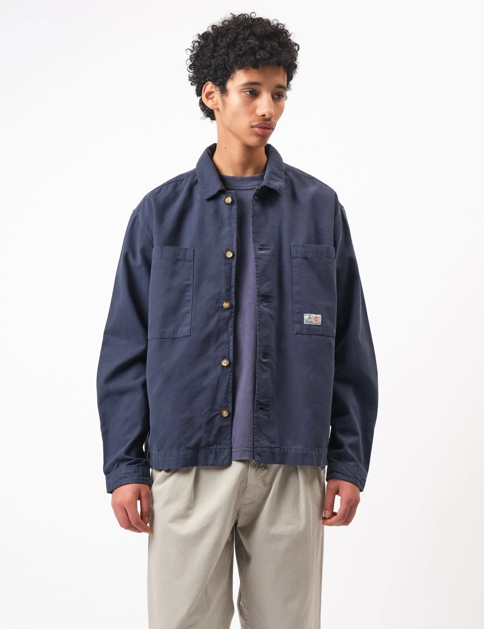 Hot Deal Bhode Hunting Overshirt Twill - Night Sky Blue  Limited Availability!