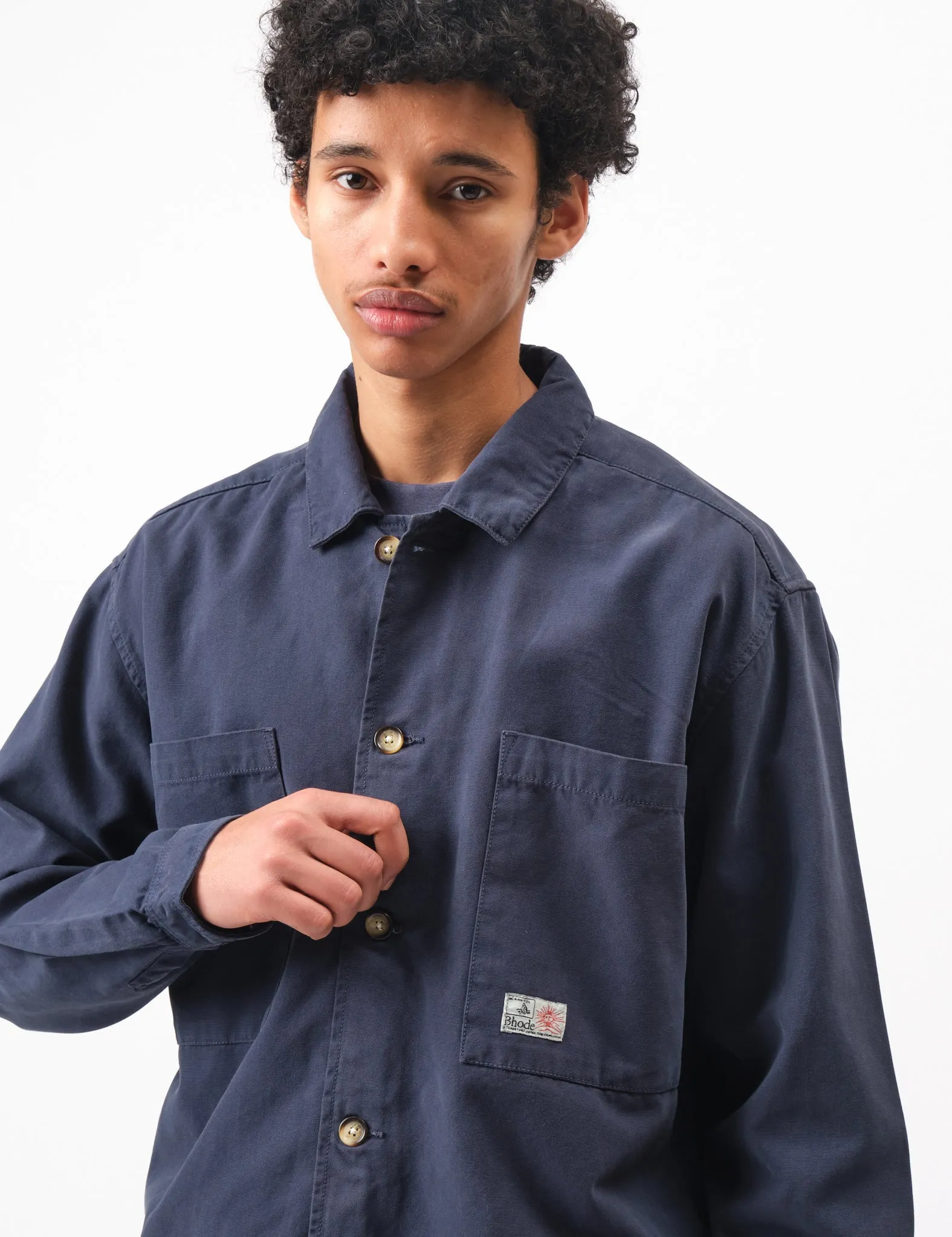 Hot Deal Bhode Hunting Overshirt Twill - Night Sky Blue  Limited Availability!