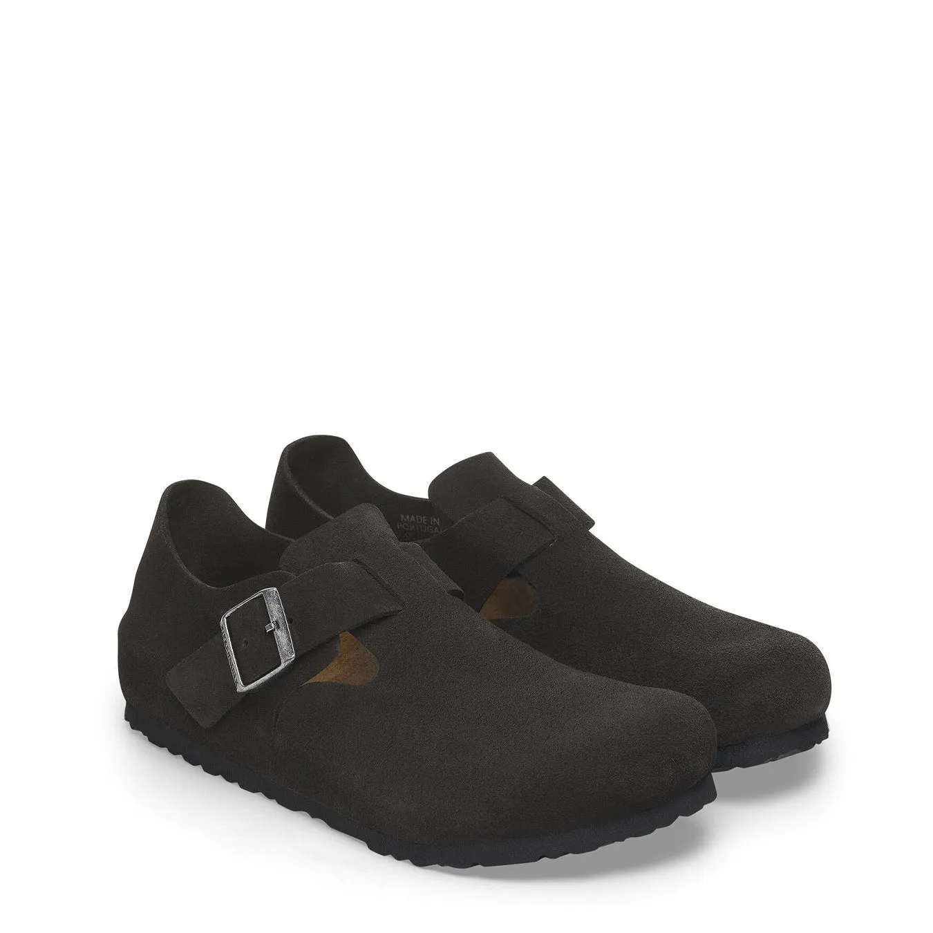Hot Deal Birkenstock Womens Narrow London Suede Black  Limited Release!
