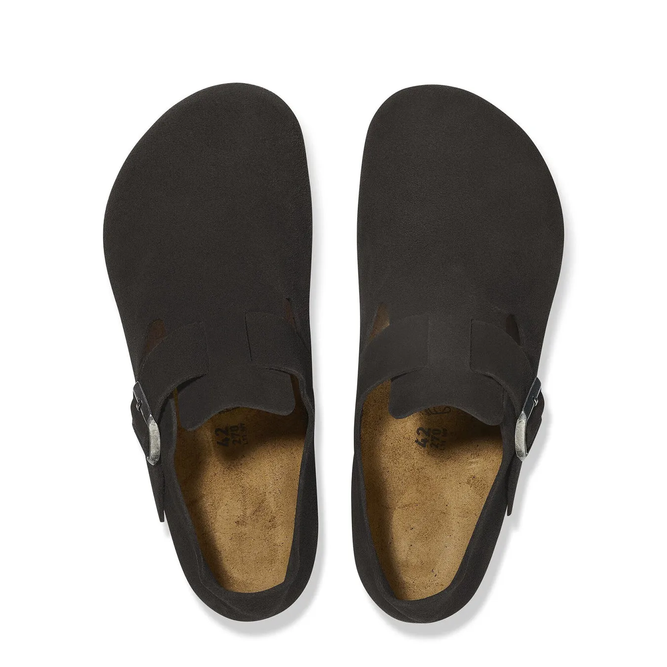 Hot Deal Birkenstock Womens Narrow London Suede Black  Limited Release!