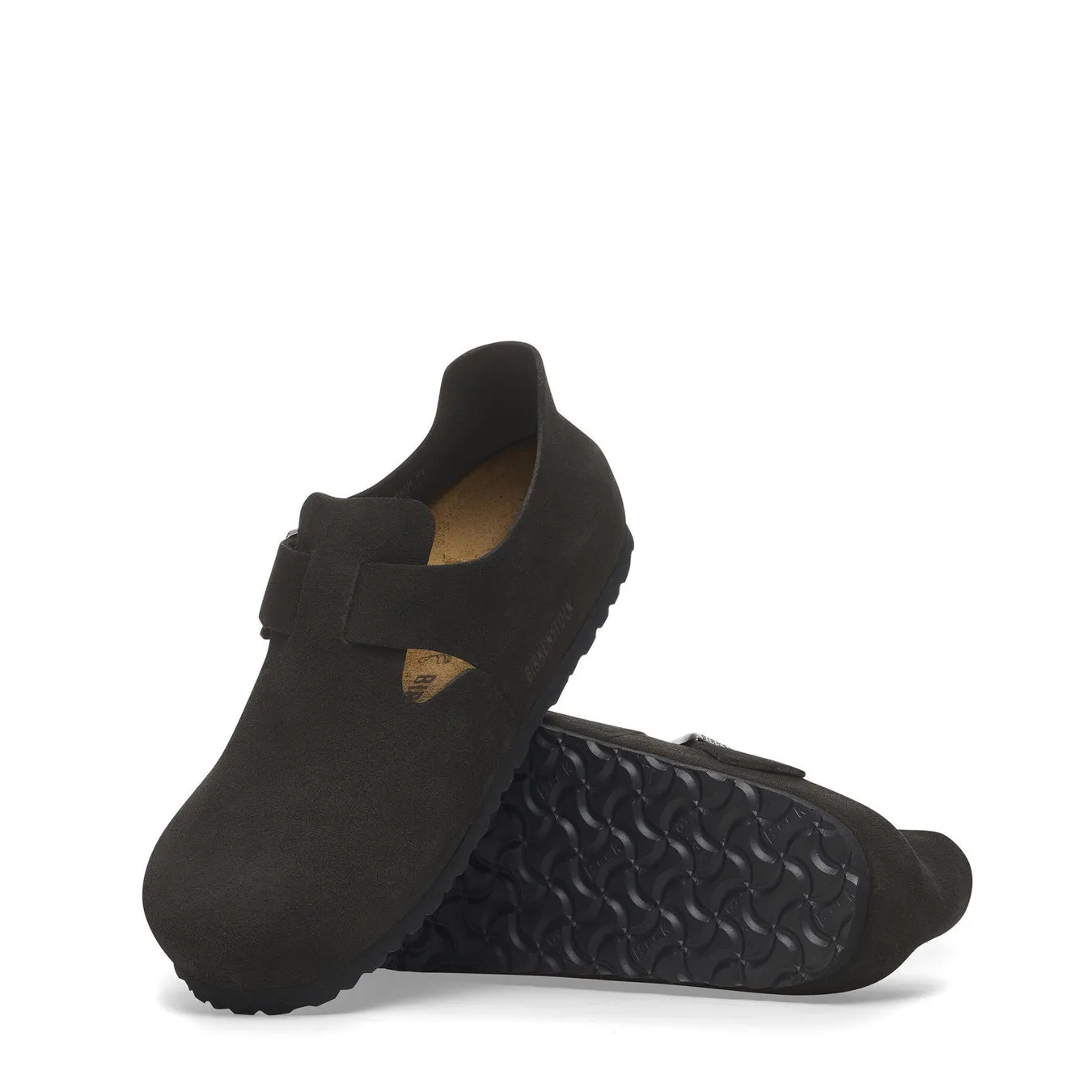 Hot Deal Birkenstock Womens Narrow London Suede Black  Limited Release!