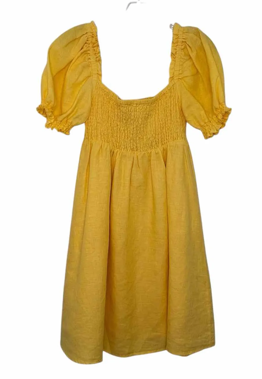 House of Harlow Size Small Yellow Pre-Owned Dress- Ladies