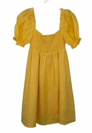 House of Harlow Size Small Yellow Pre-Owned Dress- Ladies