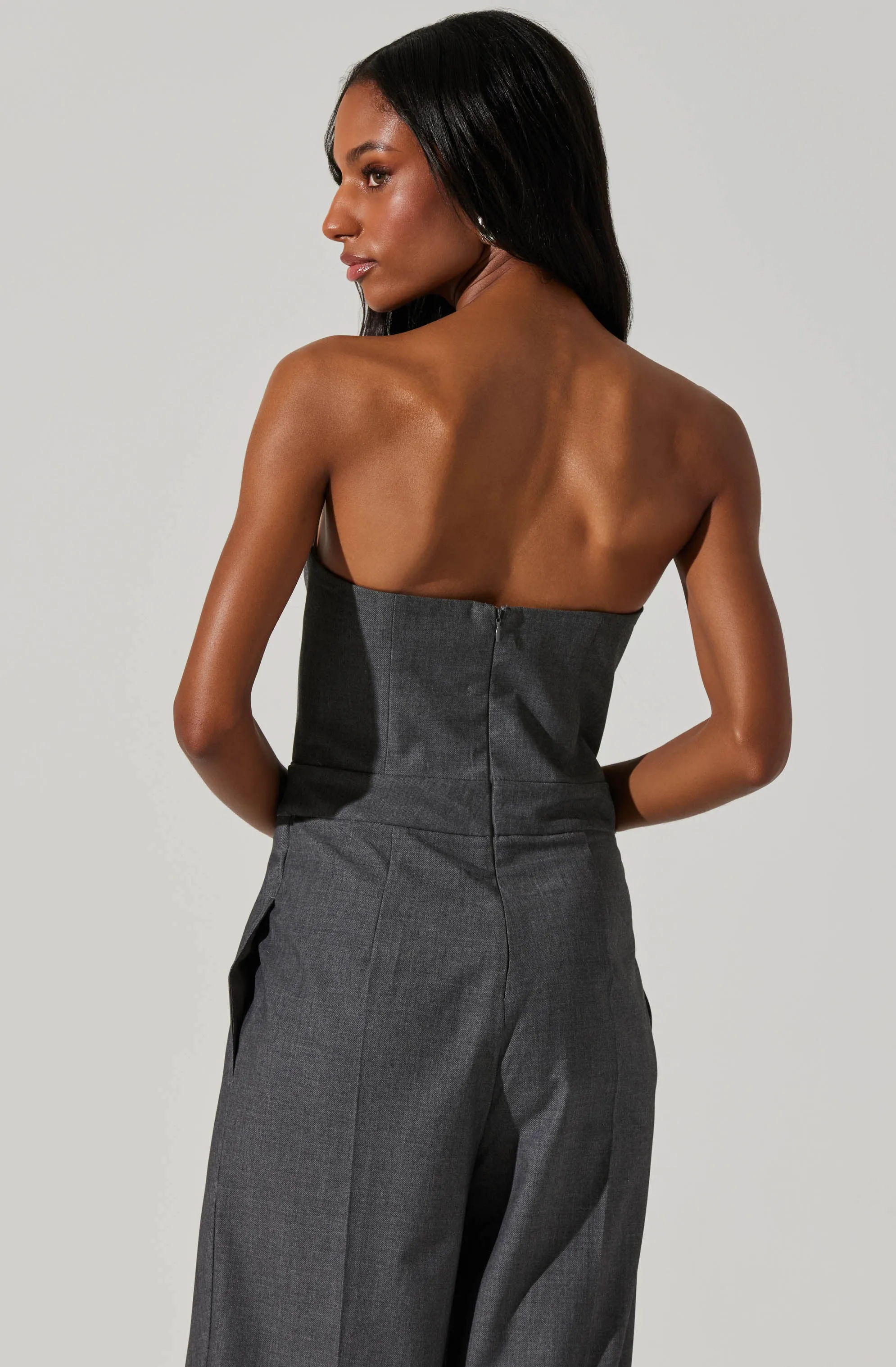Insta-Worthy Bryony Tailored Pleat Belted Jumpsuit  Limited Availability!