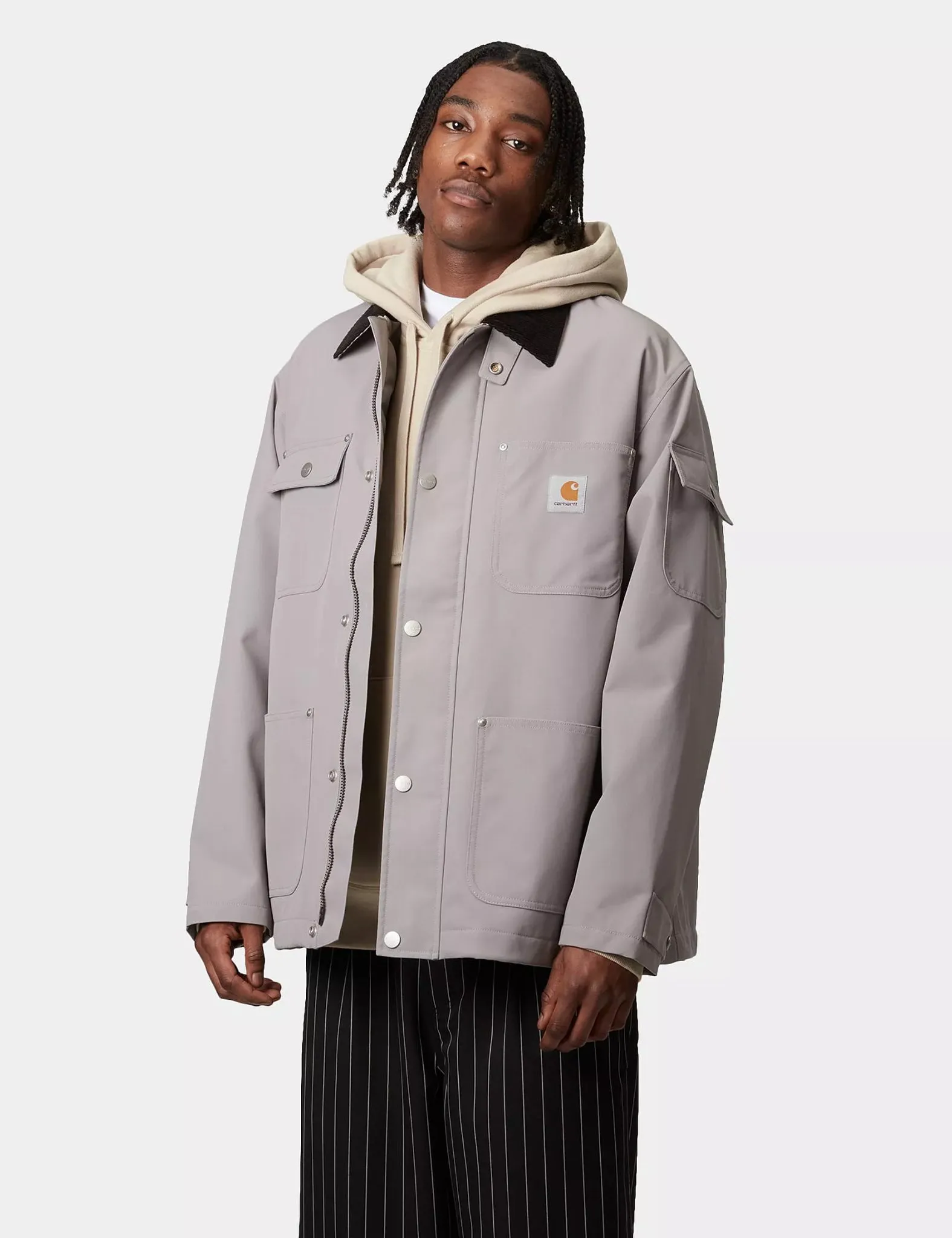 Insta-Worthy Carhartt WIP Clapton Jacket - Yosemite Grey  Limited Availability!