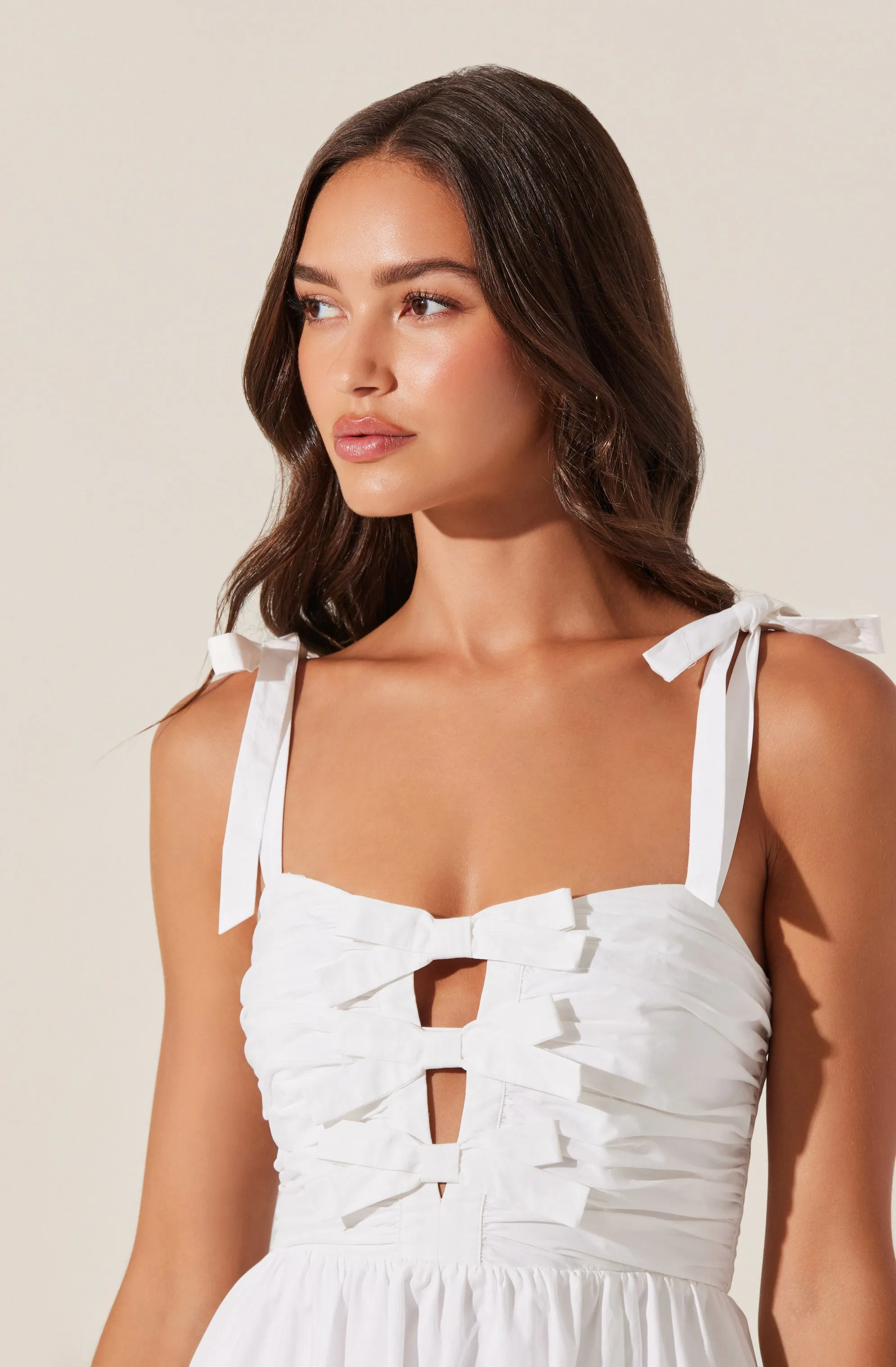 Insta-Worthy Helia Bow Front Midi Dress  Stylish & Comfortable