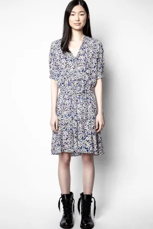 Insta-Worthy Remove Cdc Print Begonia Dress  Limited Availability!