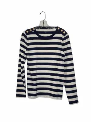 J Crew Size Medium Blue Stripe New w/ Tags Top- Ladies