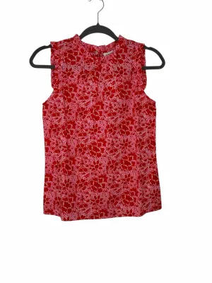 J Crew Size XXS Pink Floral New w/ Tags Tank Top- Ladies