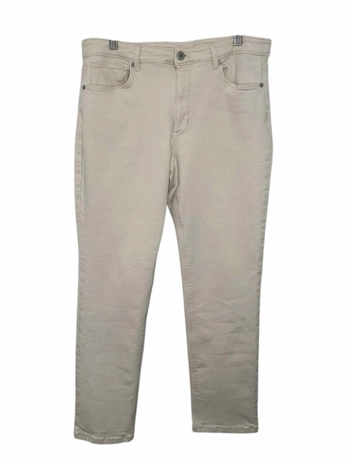 J Jill Size 14P Cream Pre-Owned Jeans- Ladies