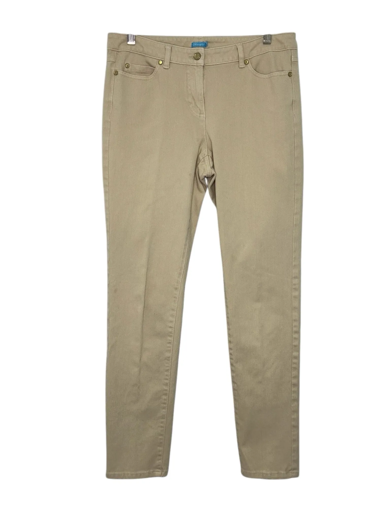 J McLaughlin Size 10 Beige Pre-Owned Jeans- Ladies