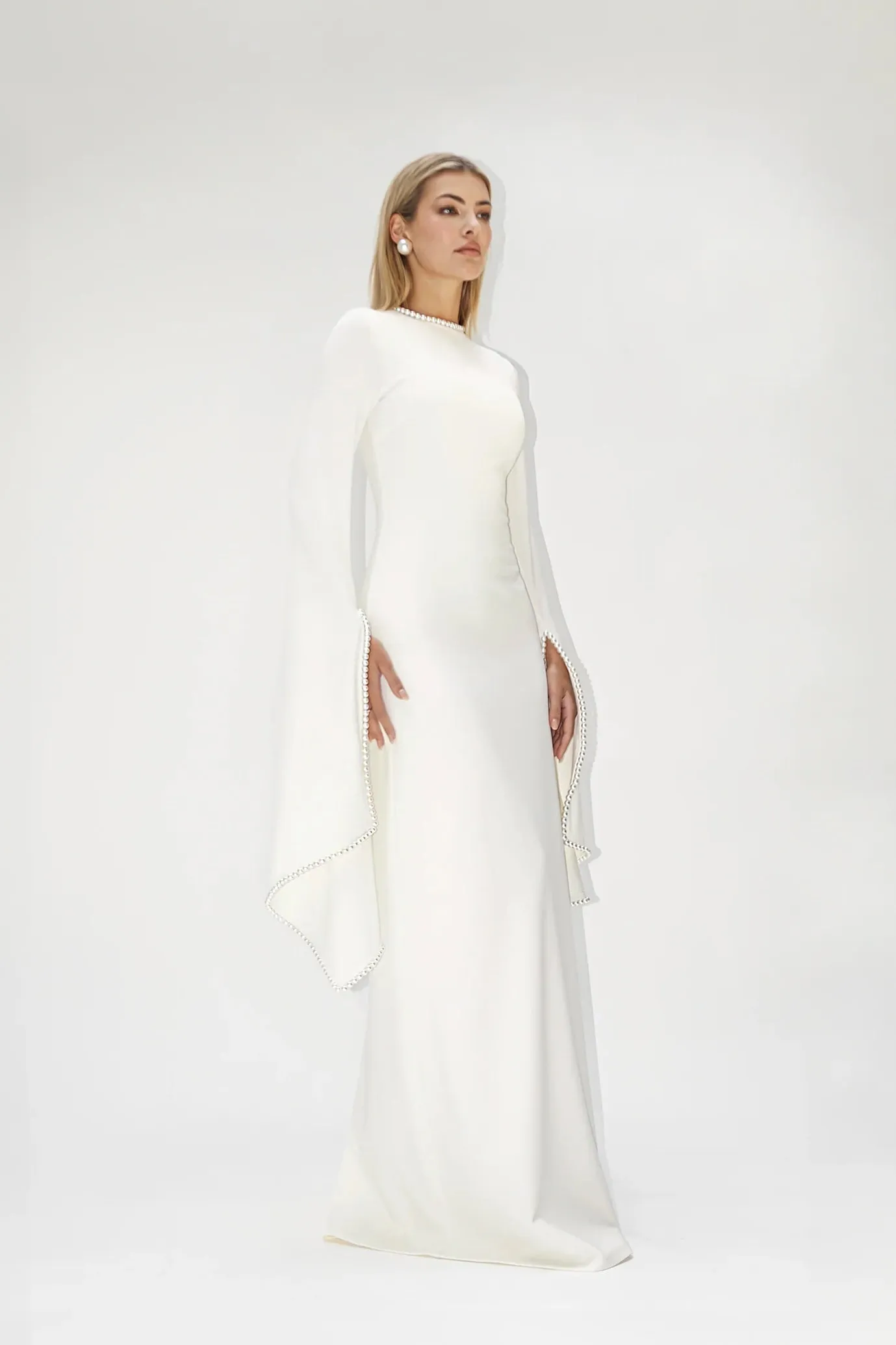 Kadela Gown Ivory by Khanums