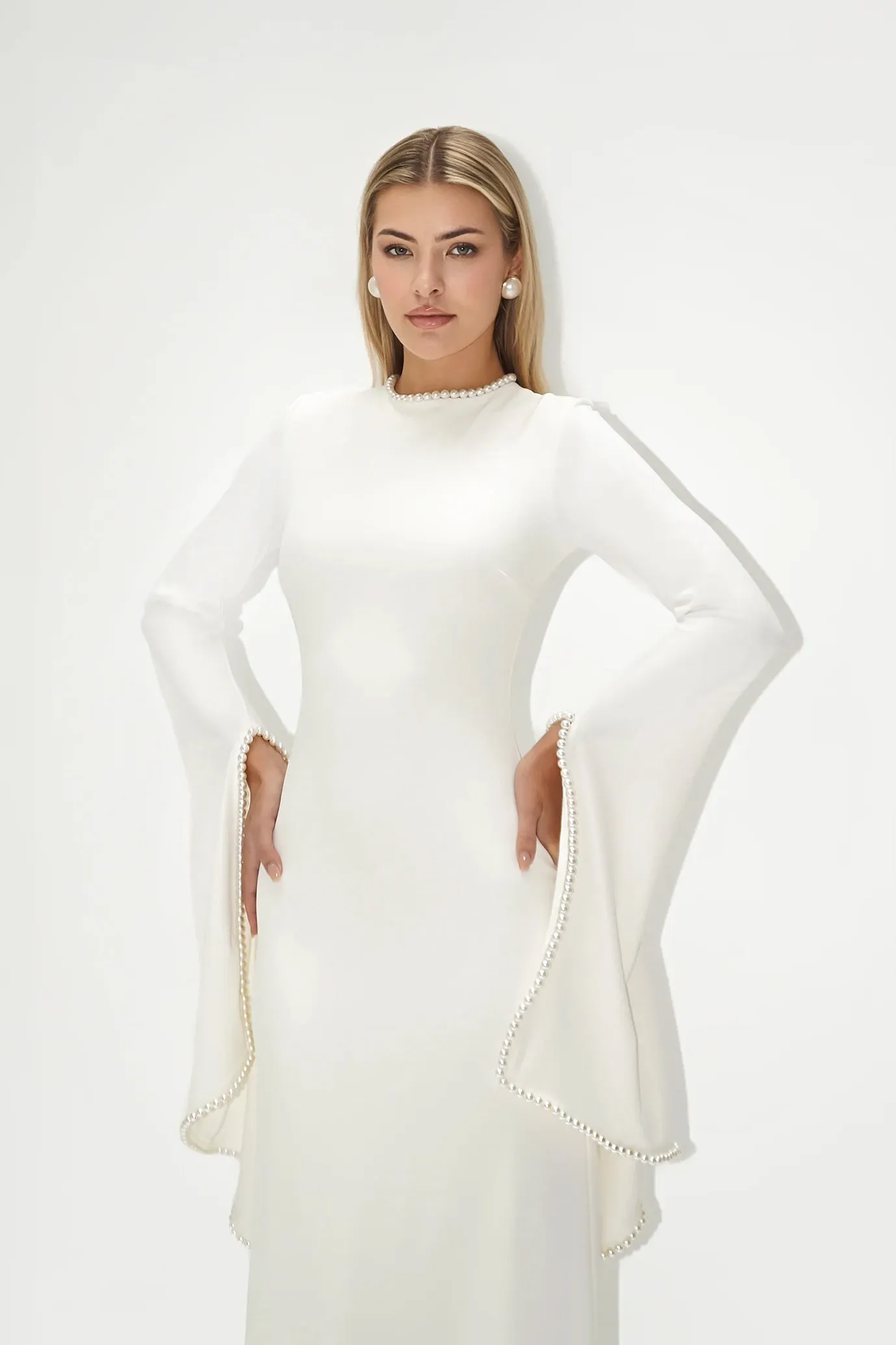 Kadela Gown Ivory by Khanums
