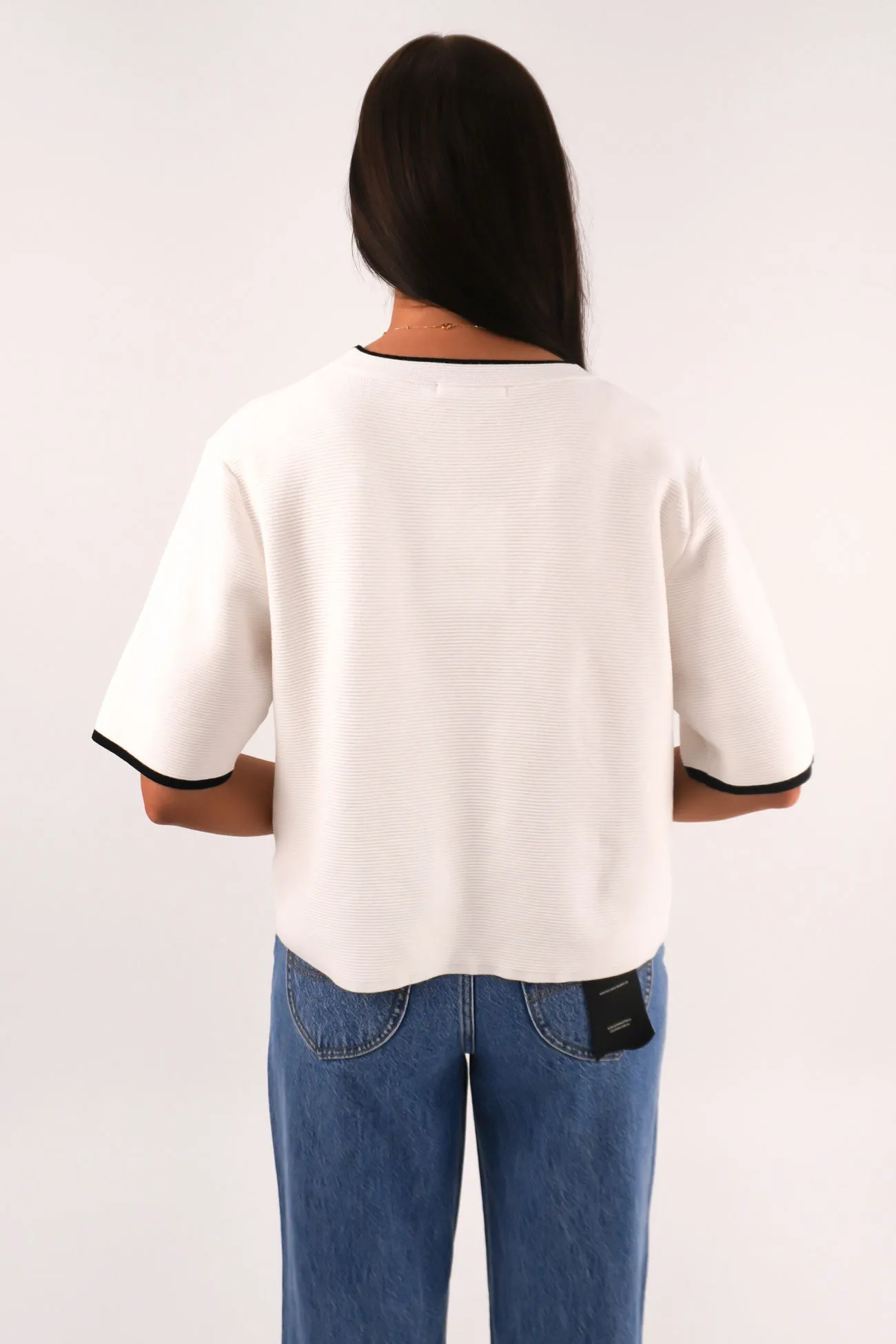 Karina Knit Top Ivory