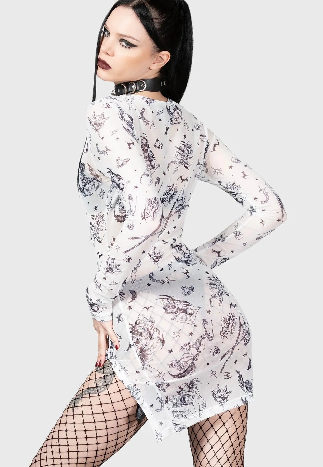 Killstar - Dazed Skull White - Dress