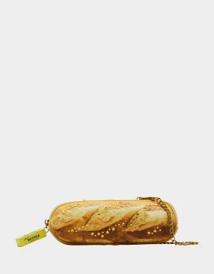 KITSCH BAGUETTE ABOUT IT SHOULDER BAG TAN Betsey Johnson