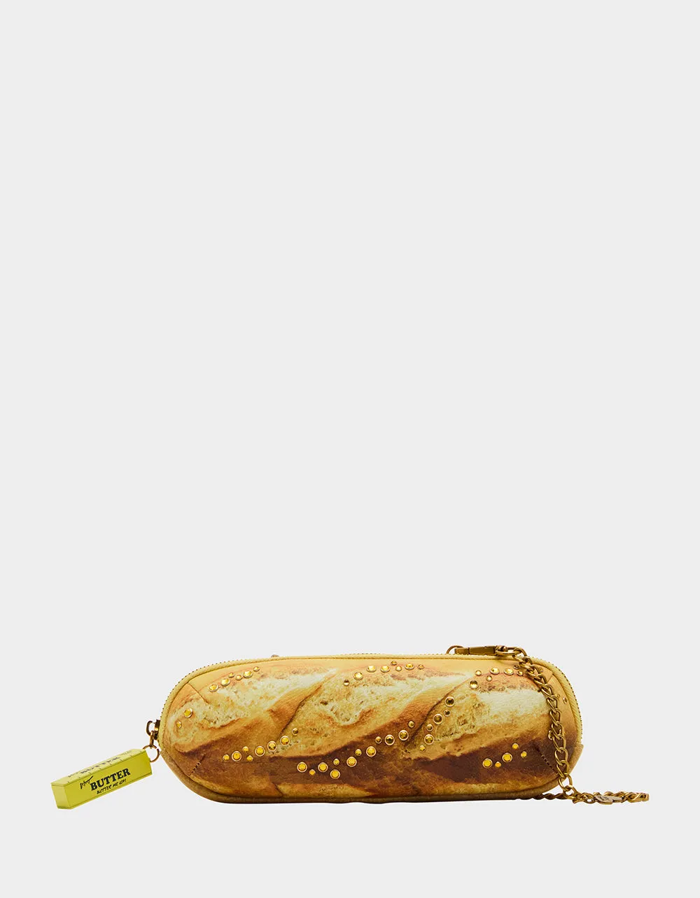 KITSCH BAGUETTE ABOUT IT SHOULDER BAG TAN Betsey Johnson