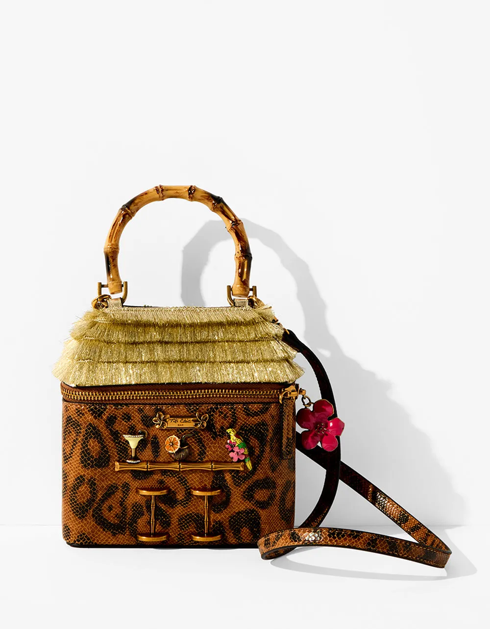 KITSCH TIKI CHIC BAR LEOPARD Betsey Johnson