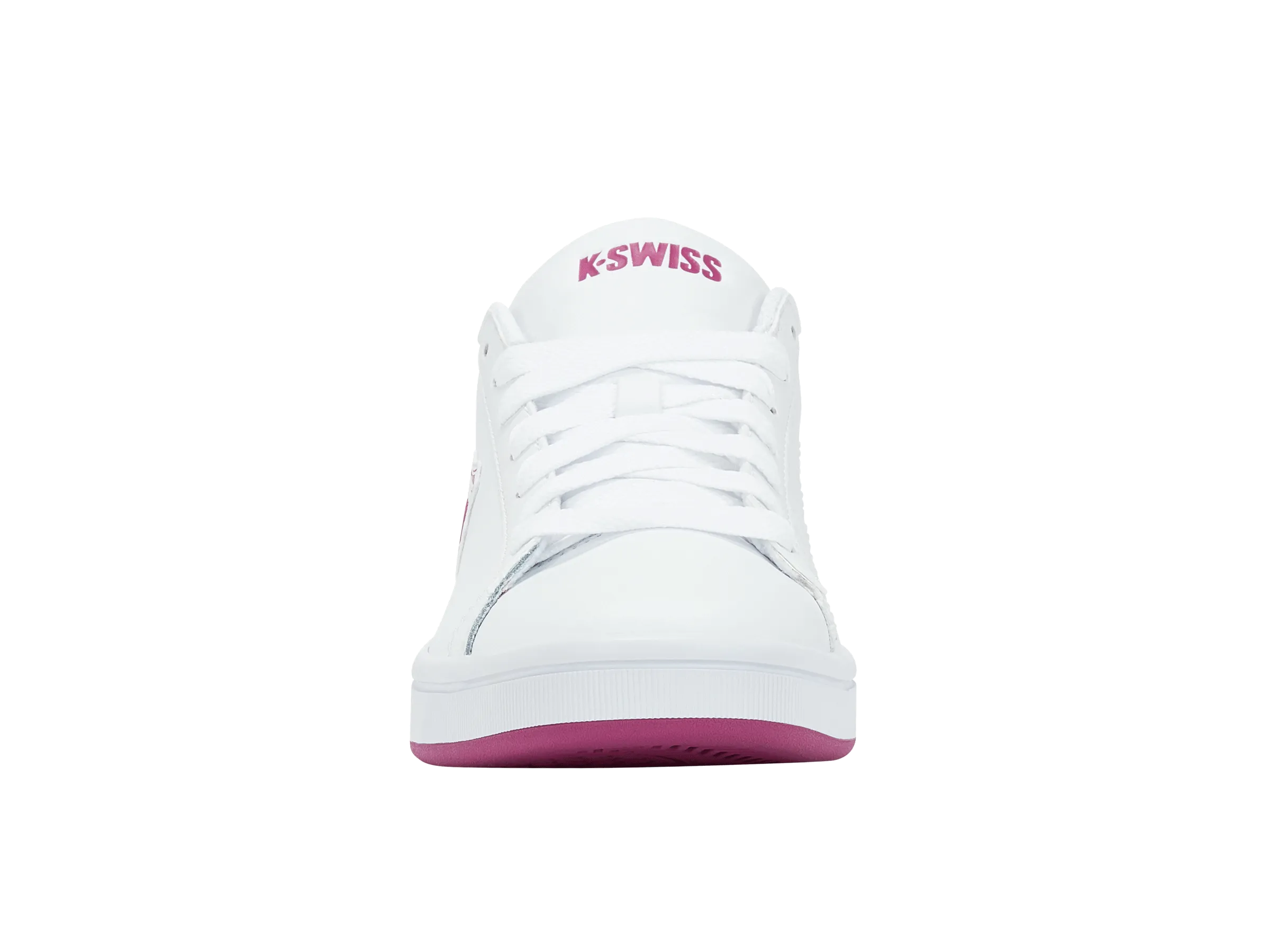 K.SWISS 96599-111-M | COURT SHIELD | WHITE/FESTIVAL FUCHSIA/SILVER